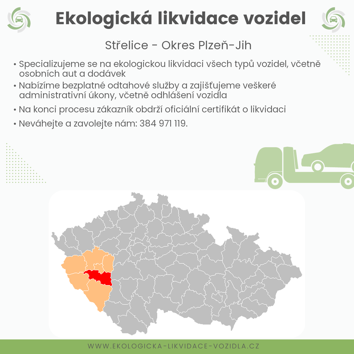 likvidace vozidel - Střelice