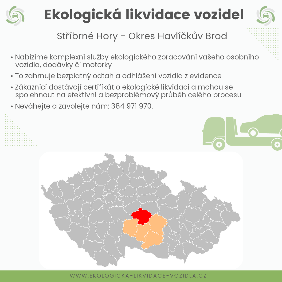 likvidace vozidel - Stříbrné Hory