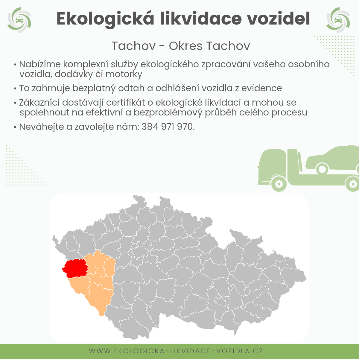 likvidace vozidel - Tachov