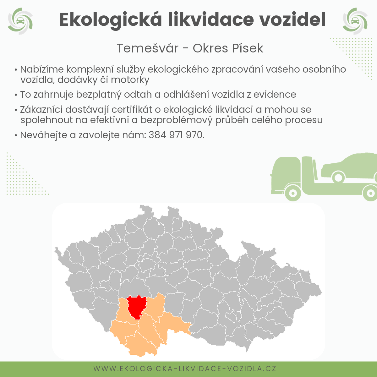 likvidace vozidel - Temešvár