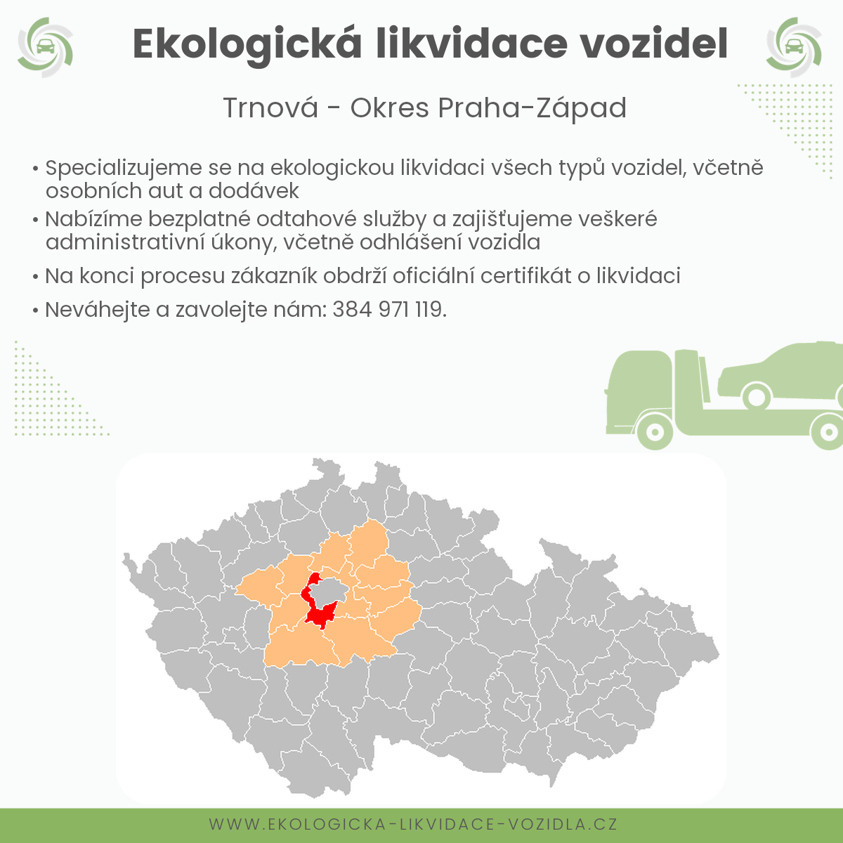 likvidace vozidel - Trnová