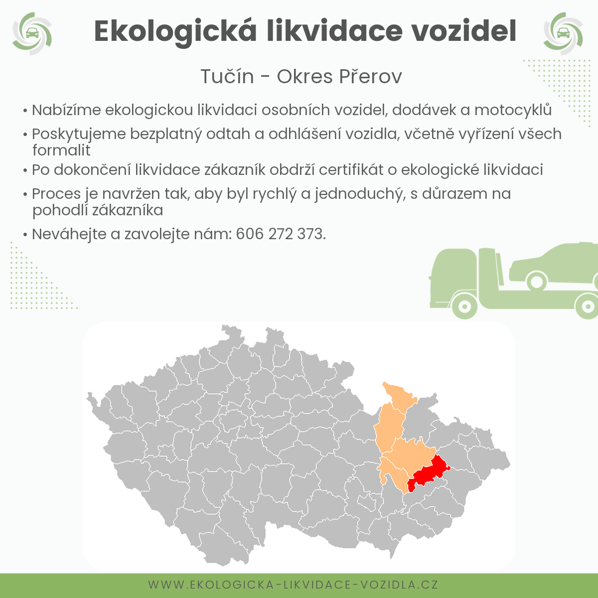 likvidace vozidel - Tučín
