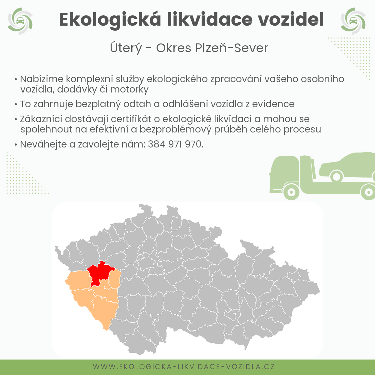 likvidace vozidel - Úterý