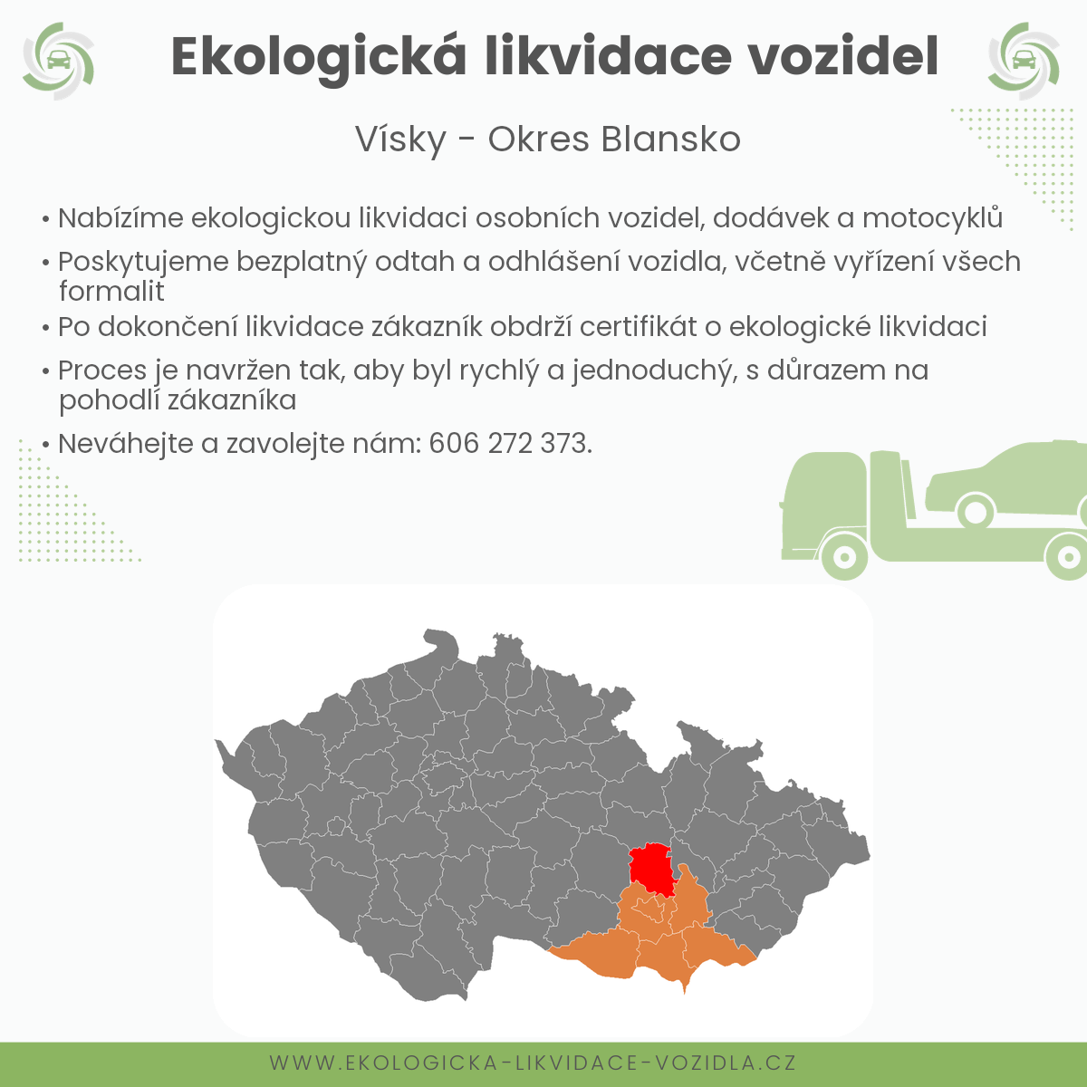 likvidace vozidel - Vísky