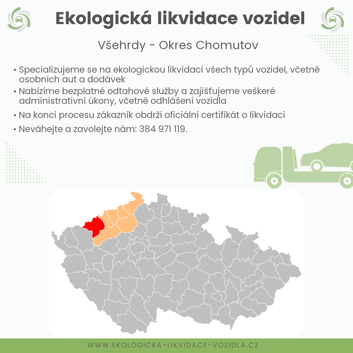 likvidace vozidel - Všehrdy