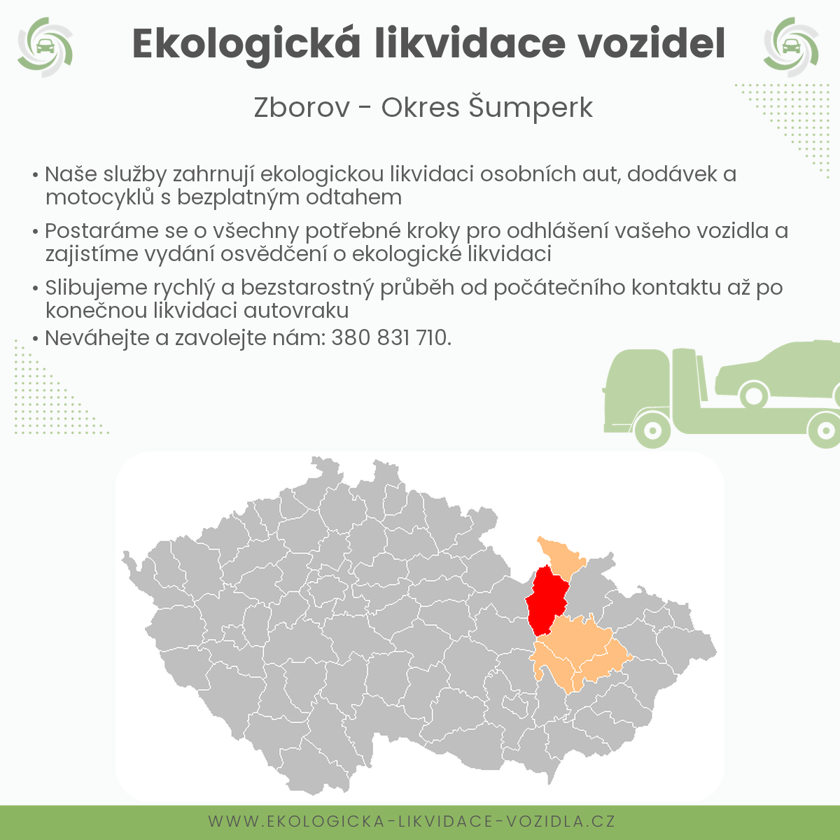 likvidace vozidel - Zborov