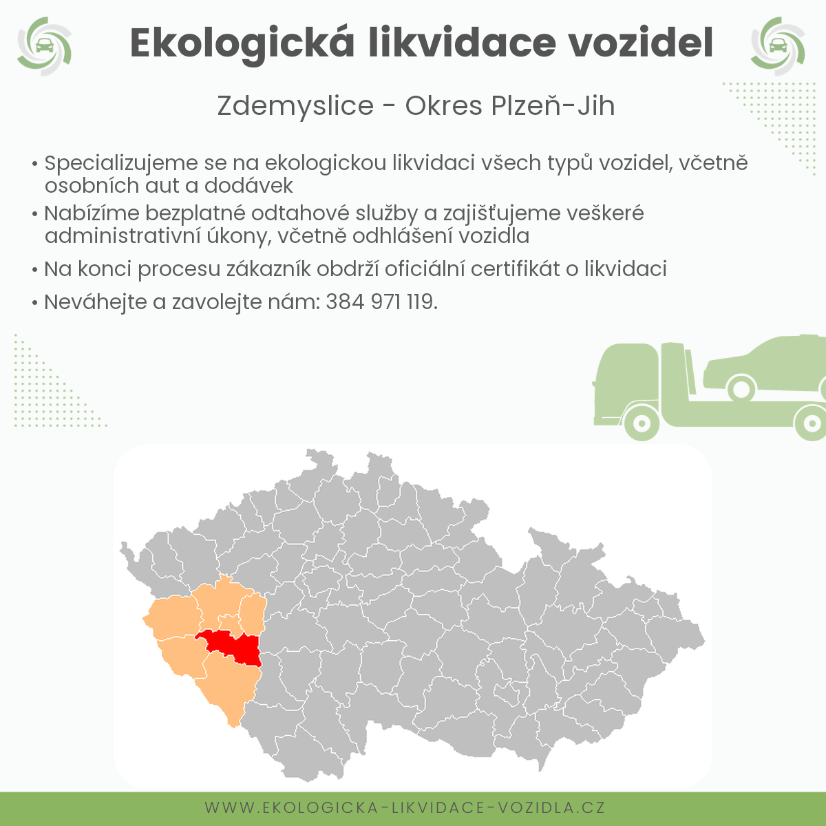 likvidace vozidel - Zdemyslice