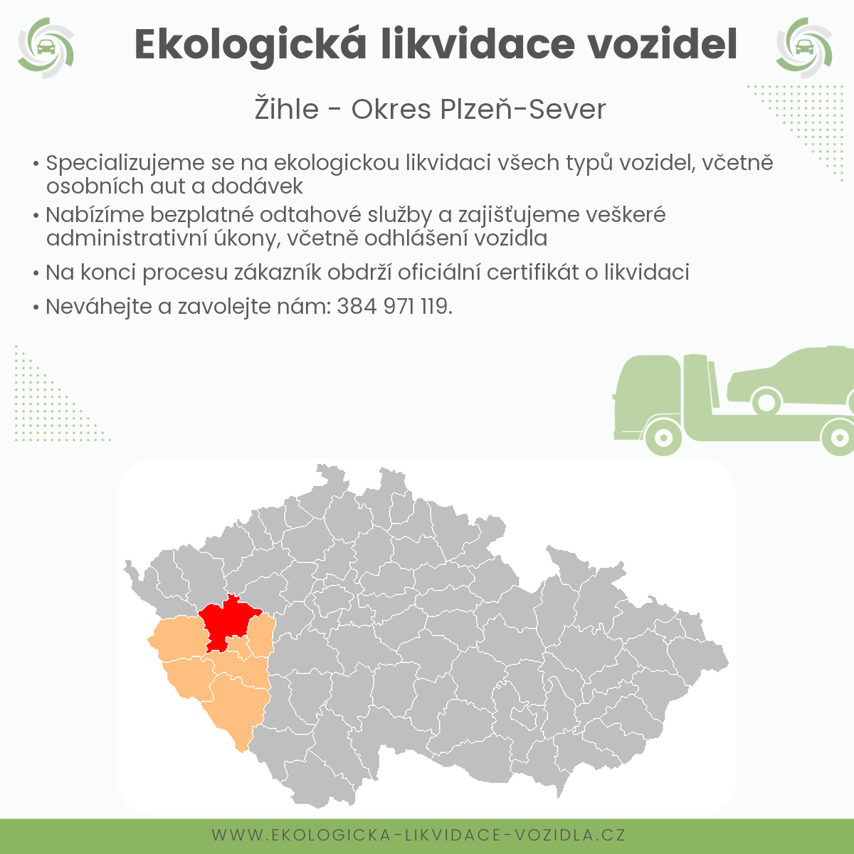 likvidace vozidel - Žihle
