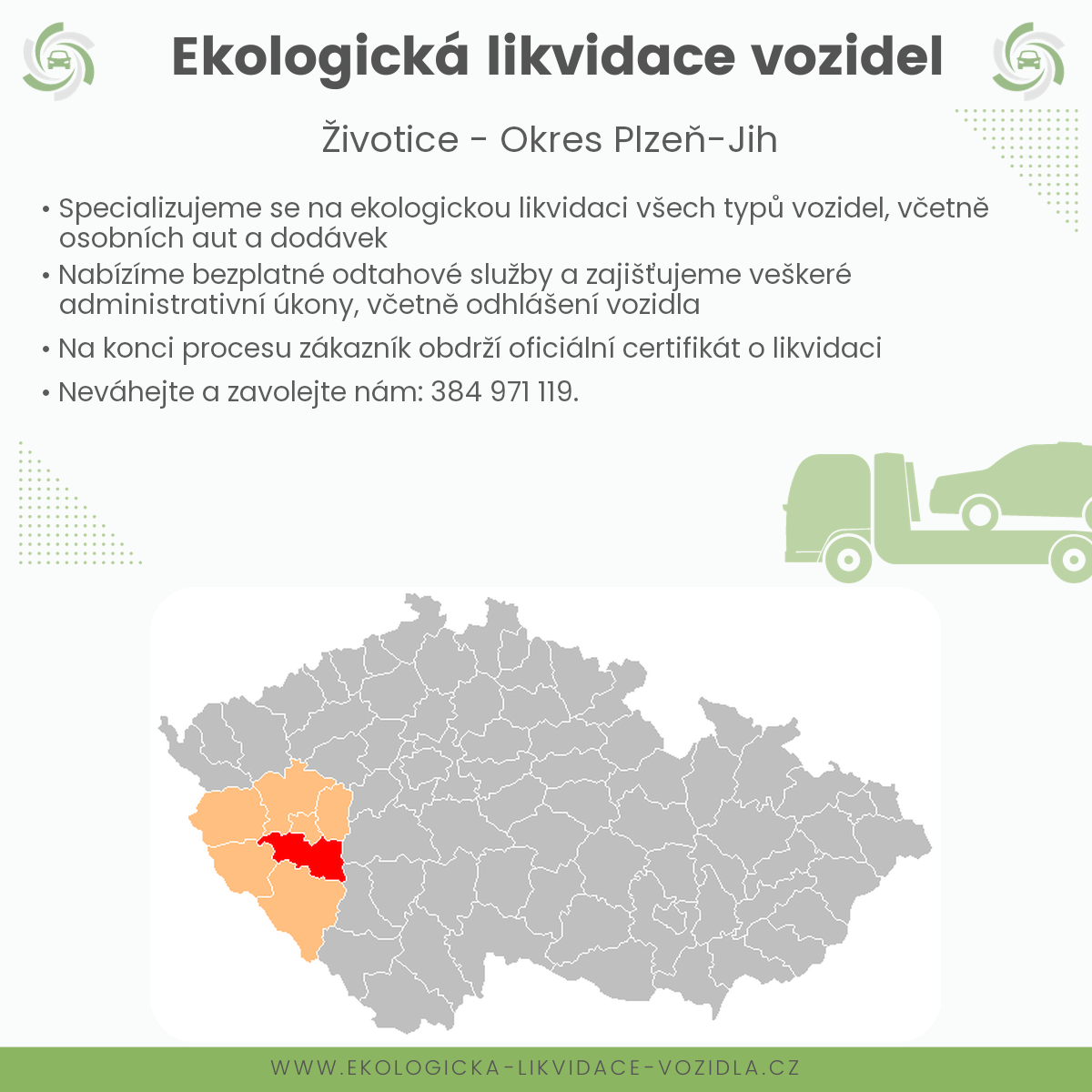 likvidace vozidel - Životice