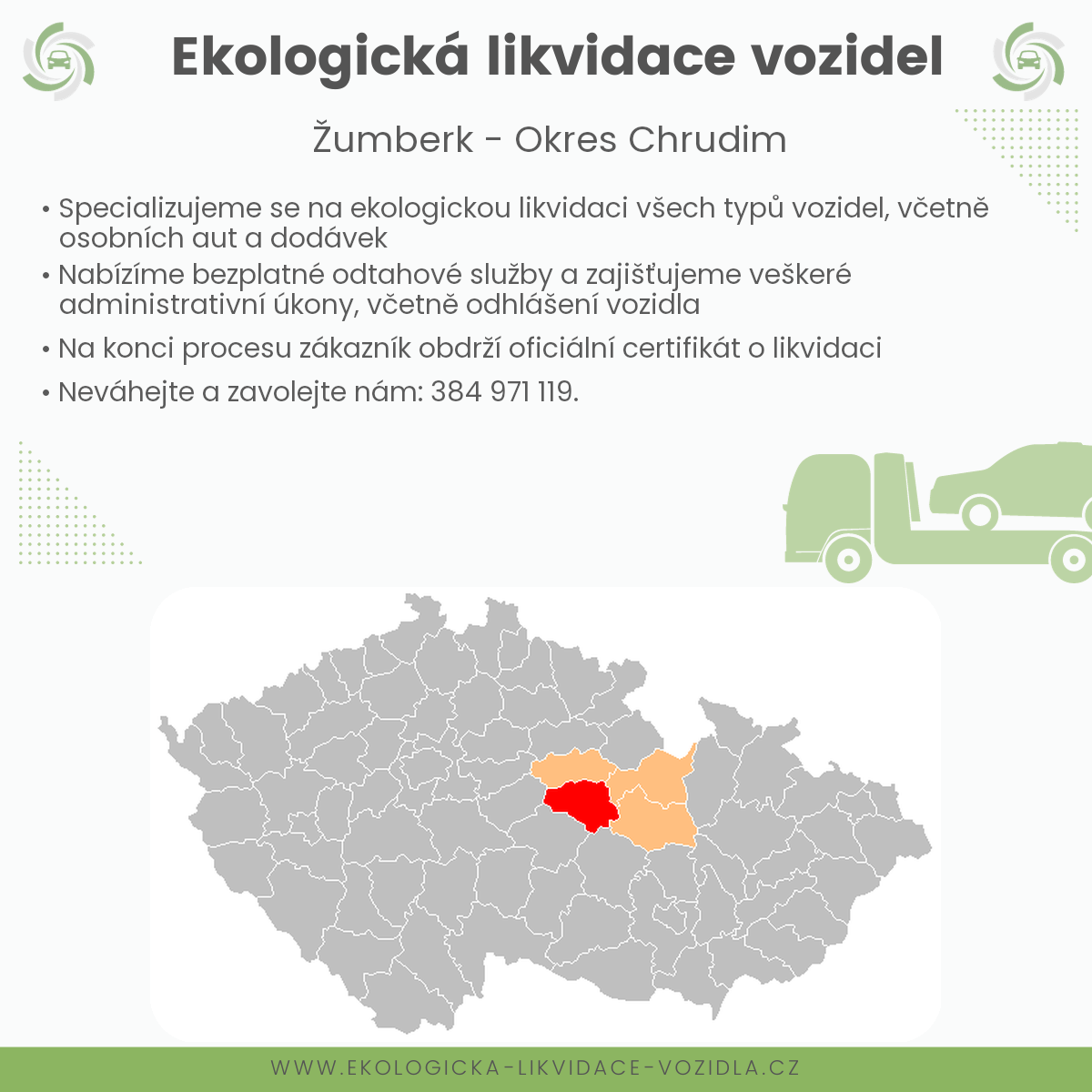likvidace vozidel - Žumberk